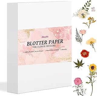 42 Sheets of Large Absorbent Blotting Paper for Flower Press