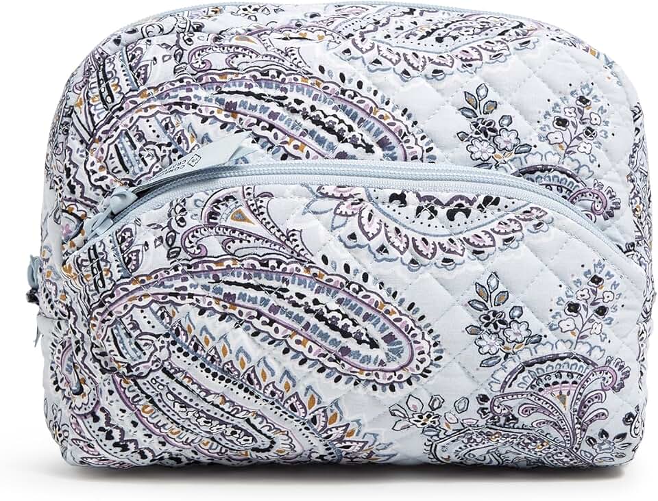 Large Cotton Cosmetic Organizer Bag for Women