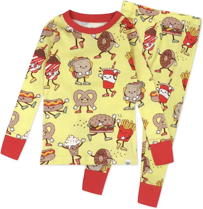 Baby boys 2-piece organic cotton pajamas