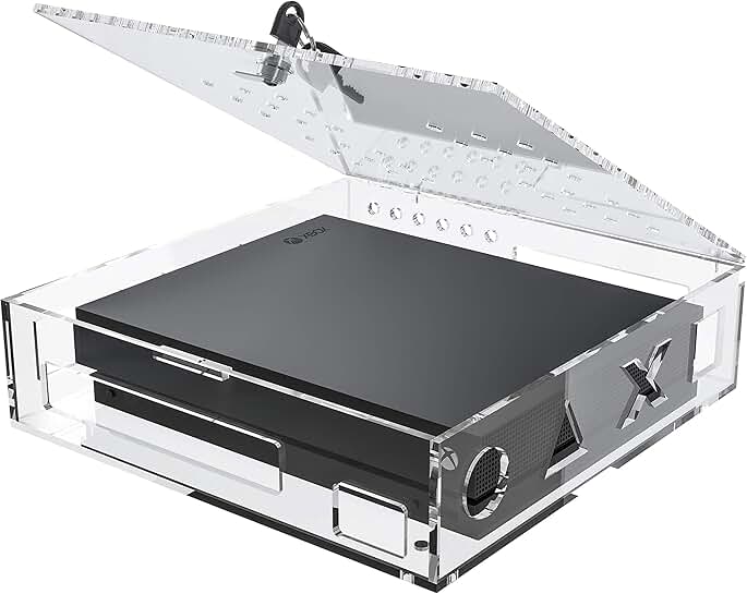 Acrylic Lock Box for Xbox Game Console
