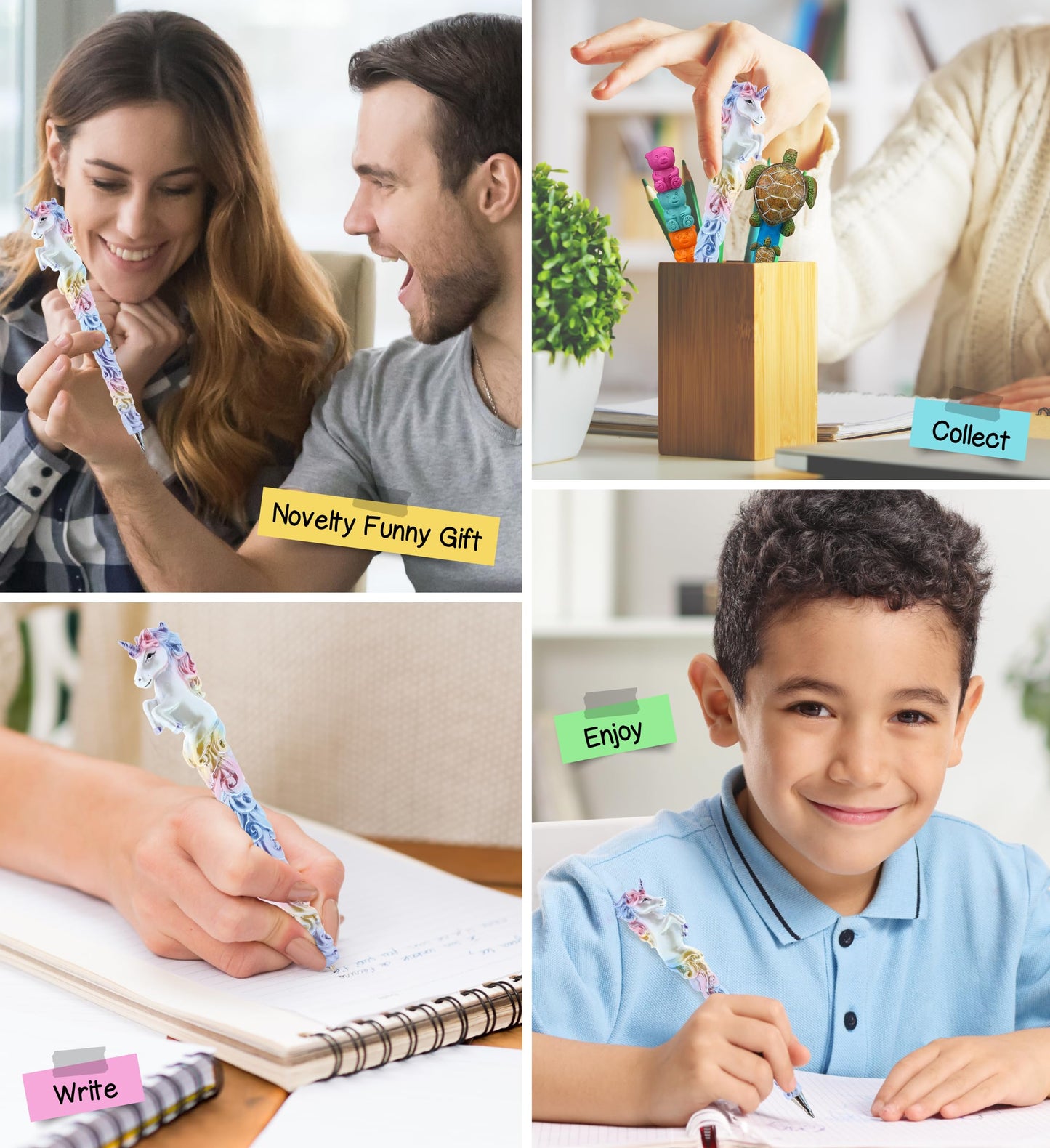 Sparkle Tail Unicorn Ballpoint Pen for Kids and Adults