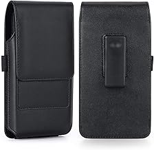 Leather belt holster case for iPhone with 360° rotation