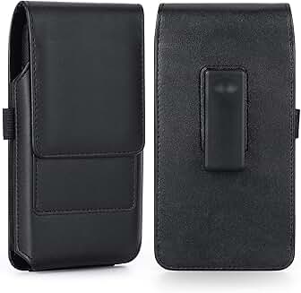 Leather belt holster case for iPhone with 360° rotation