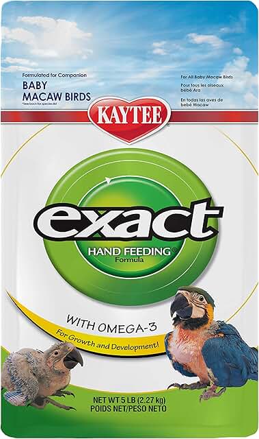 Hand Feeding Baby Bird Food for Parrots and Macaws