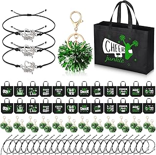Set of 72 Cheerleading Gifts with Bags Pom Poms and Accessories