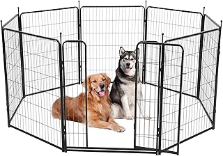 40-inch Tall 21-Foot Dog Playpen with 8 Panels