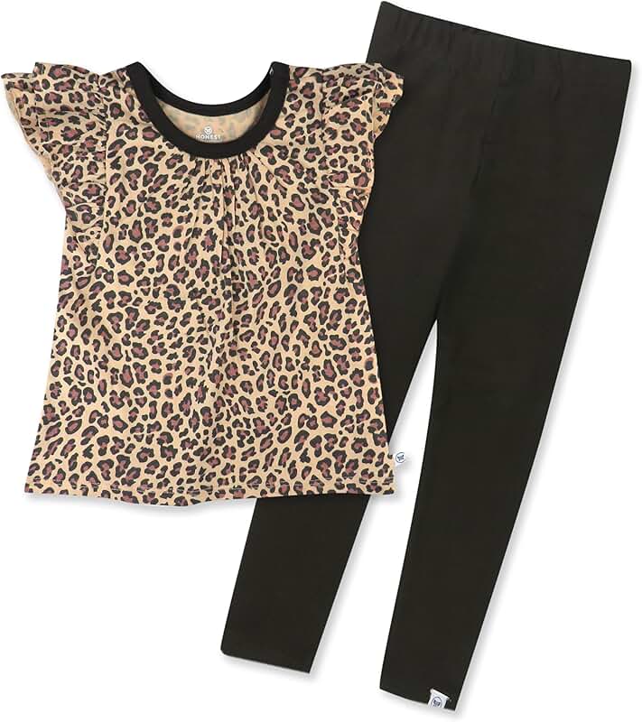 Baby Boys' Leggings and Sleeveless Shirt Set in Organic Cotton
