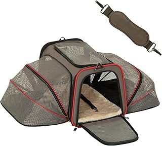 Expandable Pet Carrier for Dogs and Cats