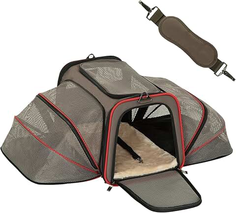 Expandable Pet Carrier for Dogs and Cats