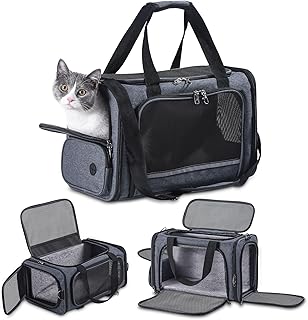 Soft-Sided Pet Travel Carrier for Cats and Dogs