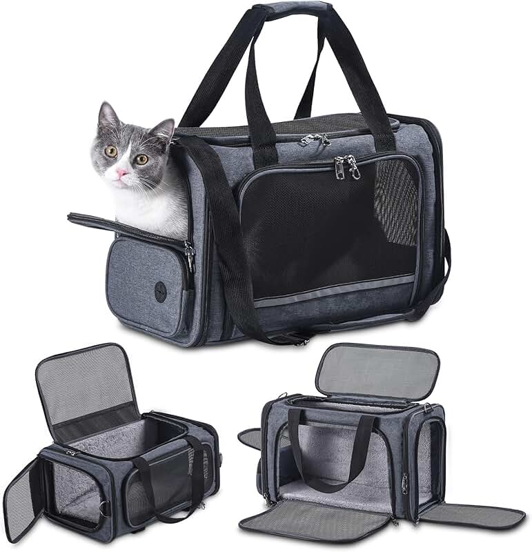 Soft-Sided Pet Travel Carrier for Cats and Dogs