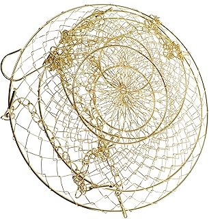3-Tier Copper Wire Hanging Fruit Basket Organizer
