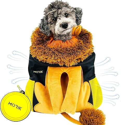 Lion's Den Pet Backpack Carrier for Small Dogs and Cats