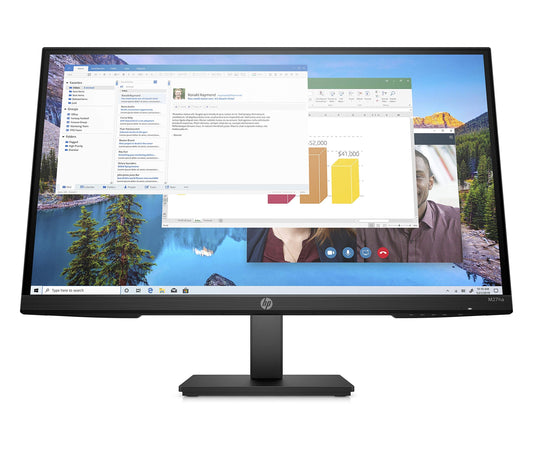 27-inch FHD IPS monitor with built-in audio and adjustable stand