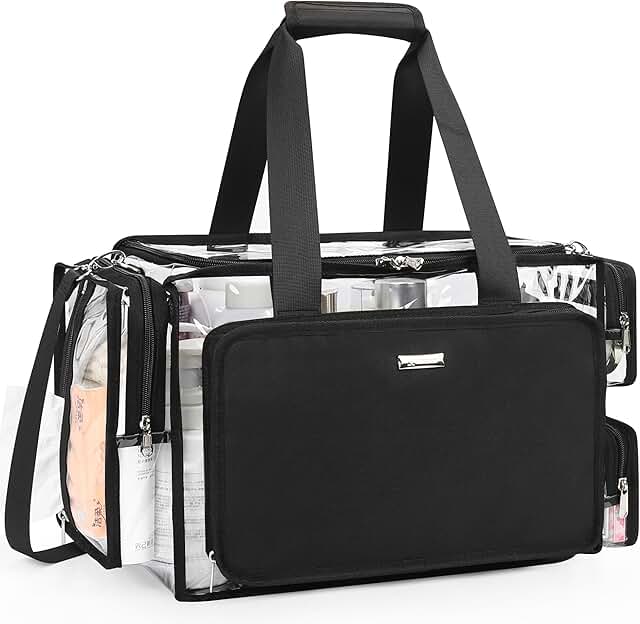 Large Clear Makeup and Travel Organizer Bag