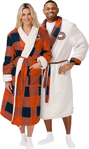 Unisex NFL Team Logo Reversible Lounge Robe