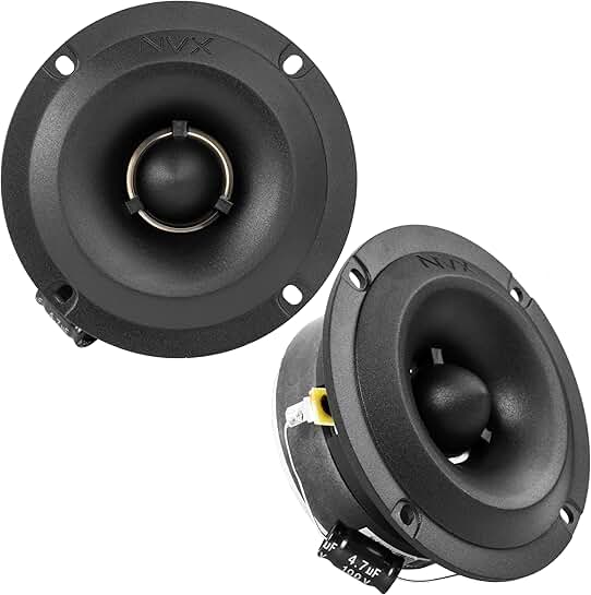 3.5" Aluminum Bullet Tweeters, 240W Peak, 120W RMS