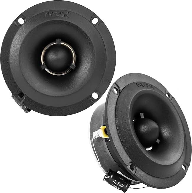 3.5" Aluminum Bullet Tweeters, 240W Peak, 120W RMS