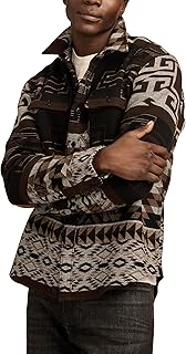 Men's Jacquard Long Sleeve Overshirt