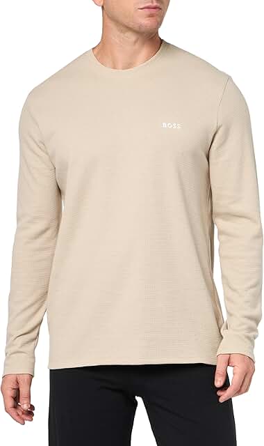 Men's Ivy Green Waffle Long Sleeve Shirt