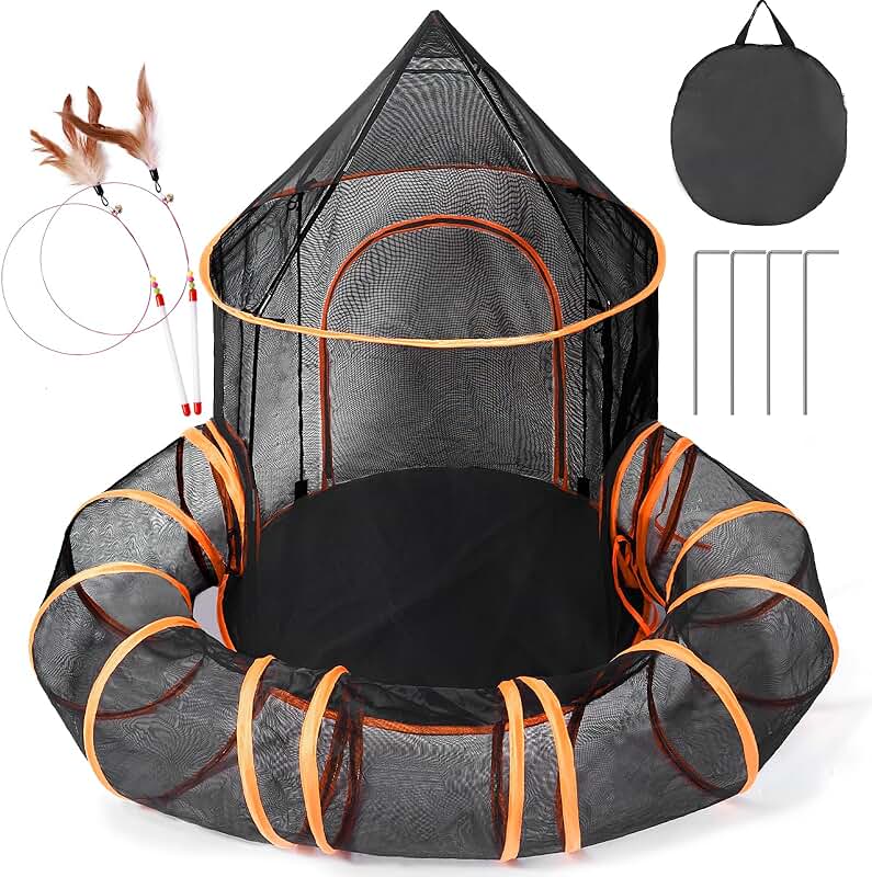 Large Outdoor Cat and Small Animal Play Tent