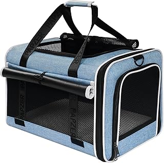 Medium Cat Carrier with Privacy Curtain and TSA Approval