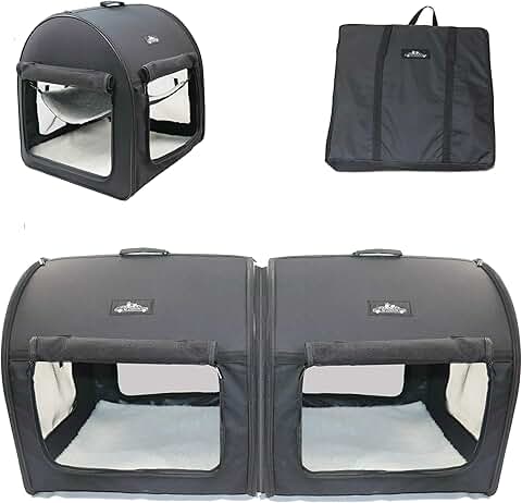 Portable 2-in-1 Dog and Cat Travel Crate