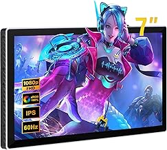 7-Inch Touchscreen Portable Monitor with 1080P Display