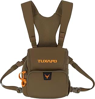 Binocular Chest Pack with Rangefinder Pouch for Hunting and Hiking