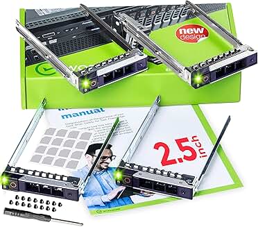 4-Pack 2.5" Hard Drive Caddies for Servers