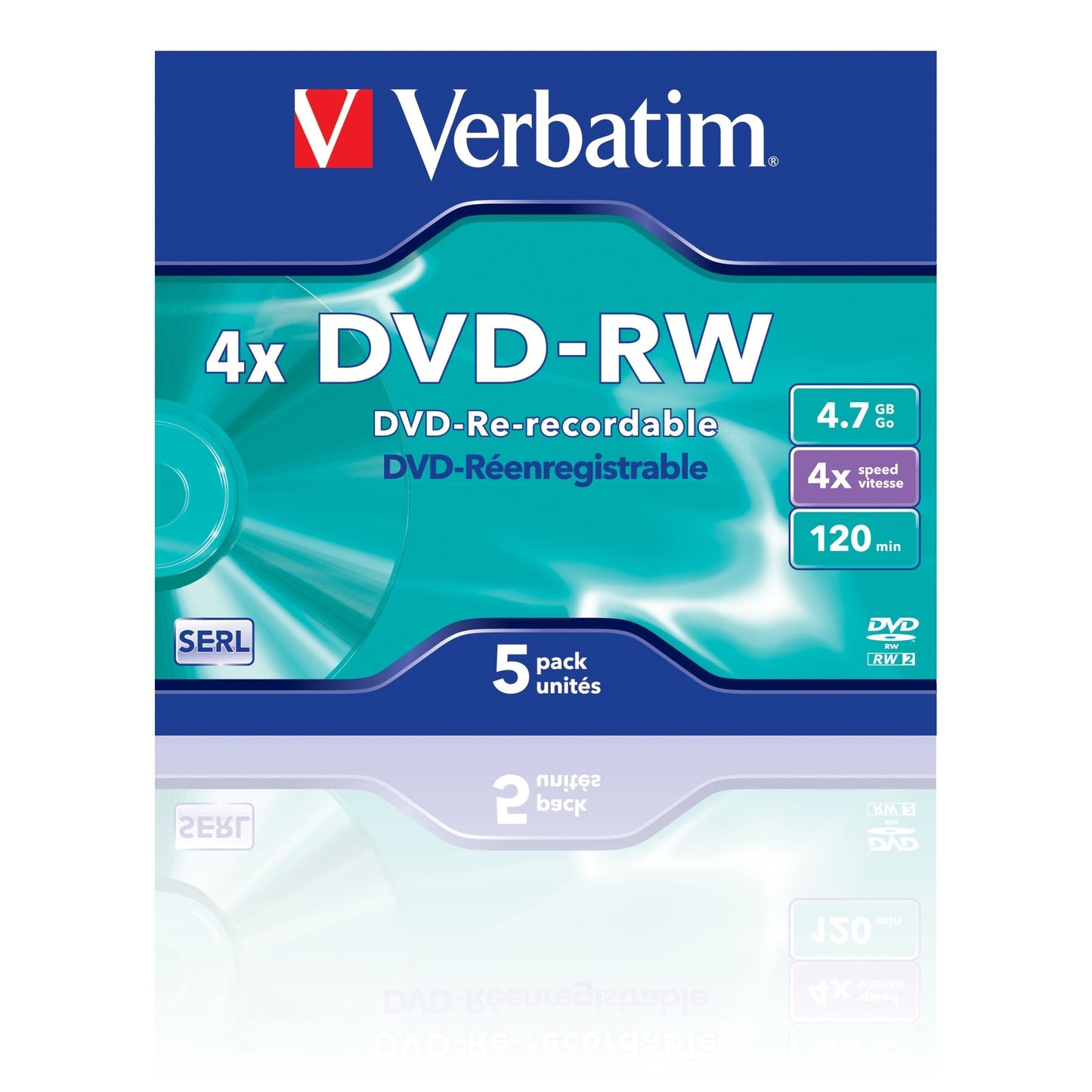 DVD-RW 4X 4.7GB 43285 PK5
