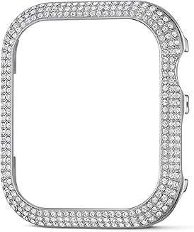 Sparkling Silver Smartwatch Case for 40mm Apple Watch