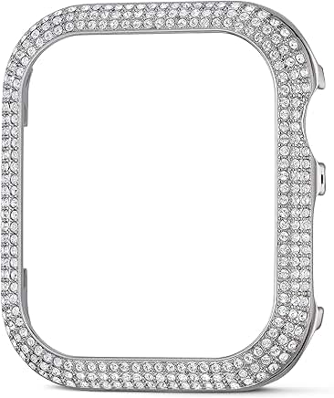 Sparkling Silver Smartwatch Case for 40mm Apple Watch