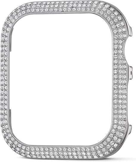 Sparkling Silver Smartwatch Case for 40mm Apple Watch