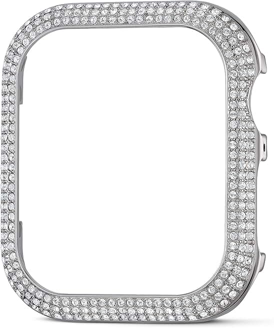 Sparkling Silver Smartwatch Case for 40mm Apple Watch