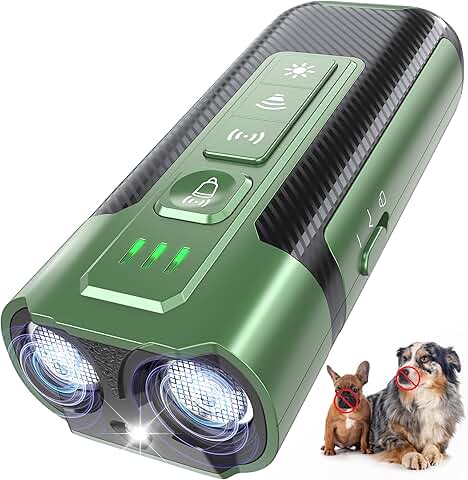 Ultrasonic Dog Bark Deterrent with 50ft Range