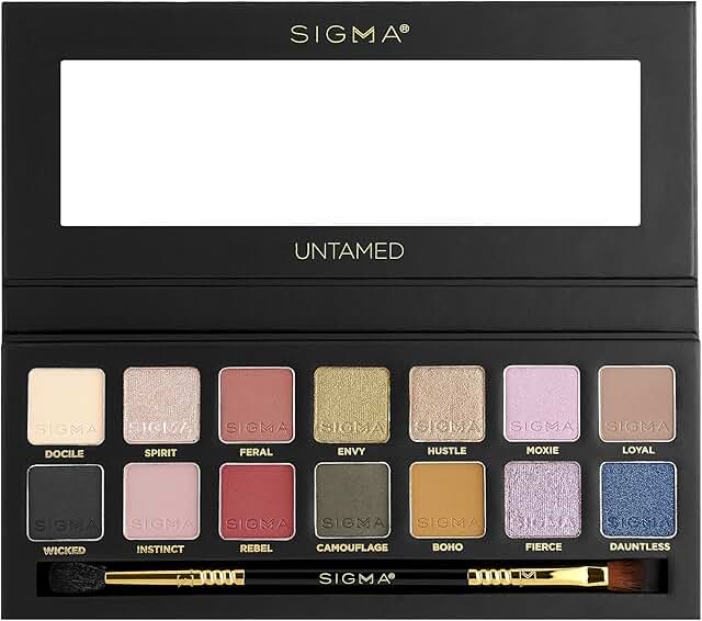 Untamed Eyeshadow Palette with 14 Bold Shades