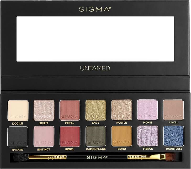 Untamed Eyeshadow Palette with 14 Bold Shades