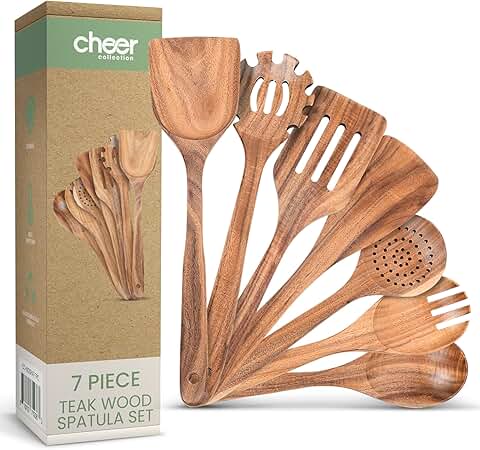 7-Piece Wooden Cooking Utensil Set