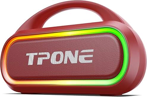 Portable Bluetooth Speaker with 30W Power and 12H Playtime