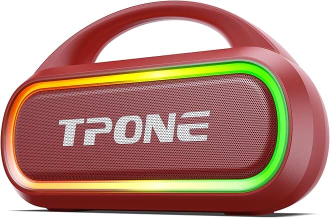 Portable Bluetooth Speaker with 30W Power and 12H Playtime