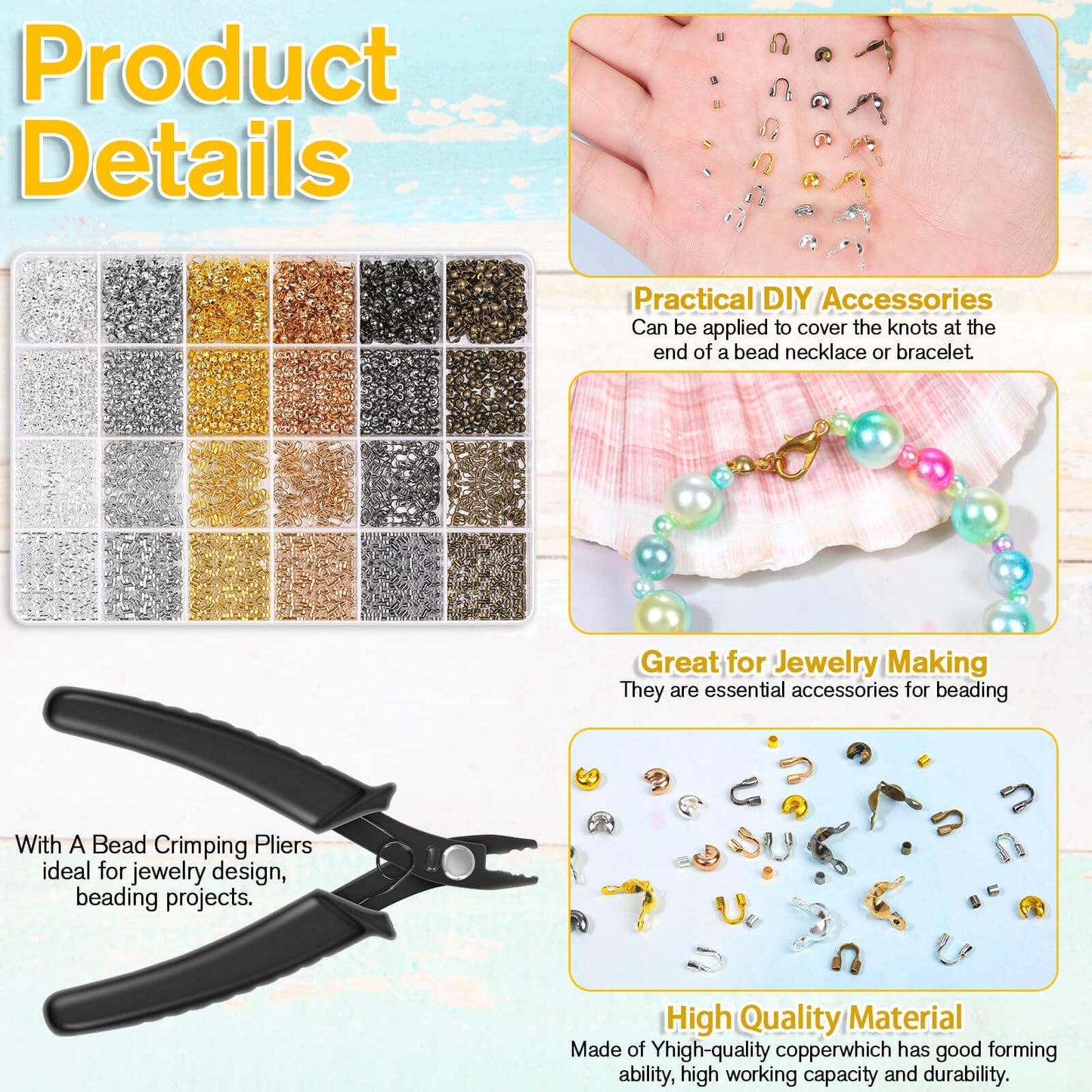 Jewelry Making Crimp Beads and Wire Guardians Kit