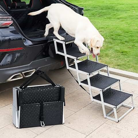 Collapsible Dog Car Steps for Large Dogs