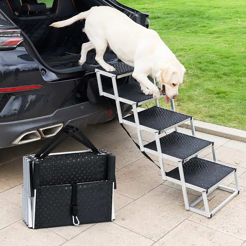 Collapsible Dog Car Steps for Large Dogs