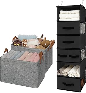 Granny Says Hanging Shelf and Linen Closet Bins Set
