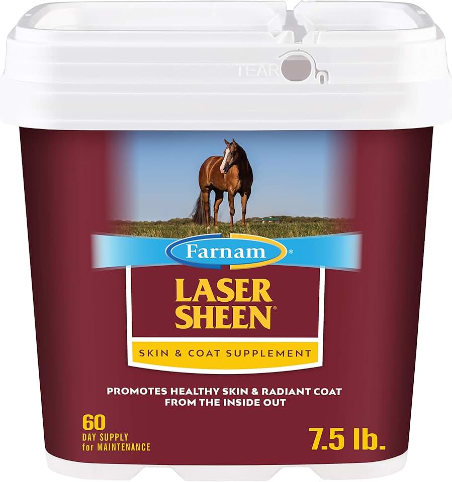 Laser Sheen Skin & Coat Supplement for Horses