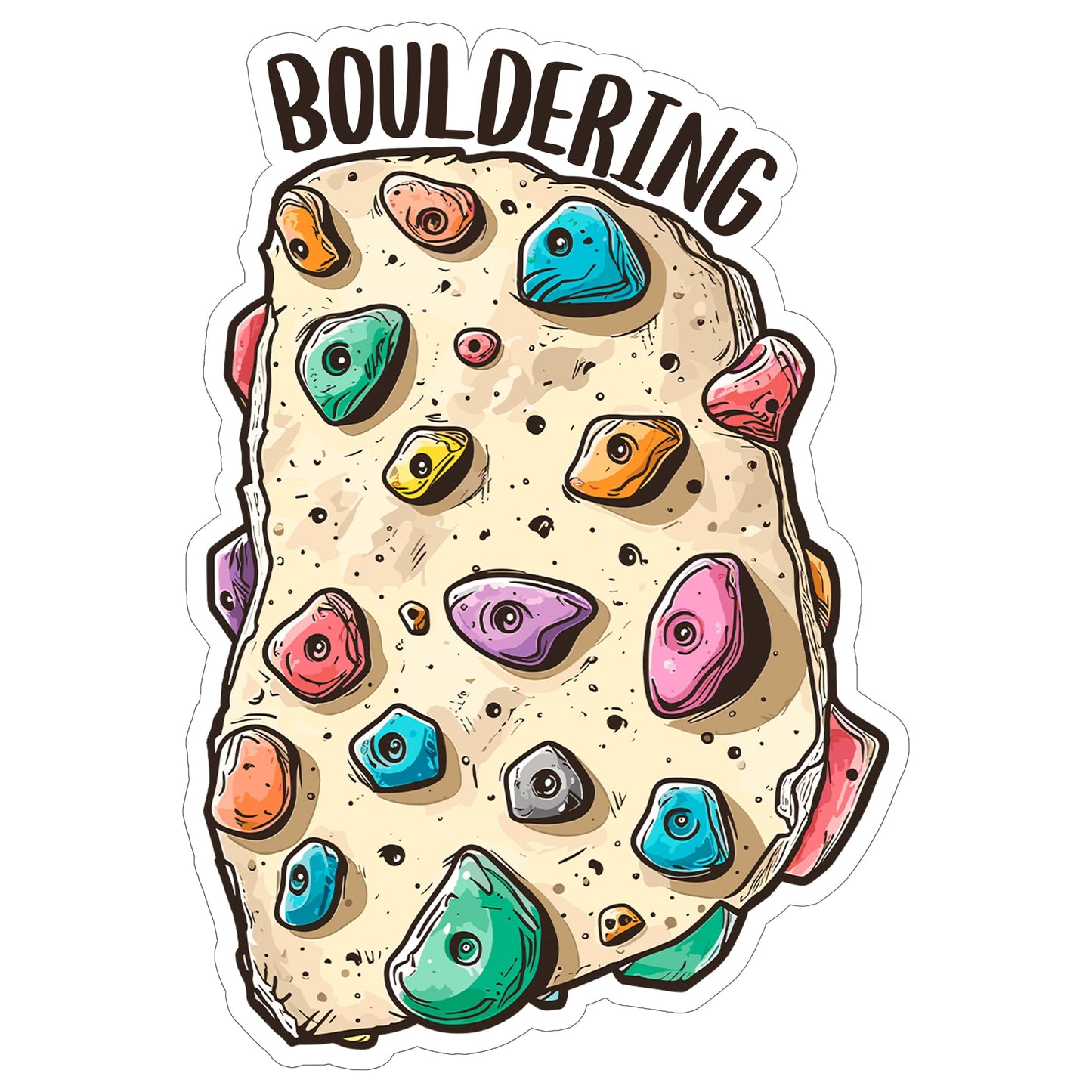 4-Inch Bouldering Climber Wall Grip Sticker