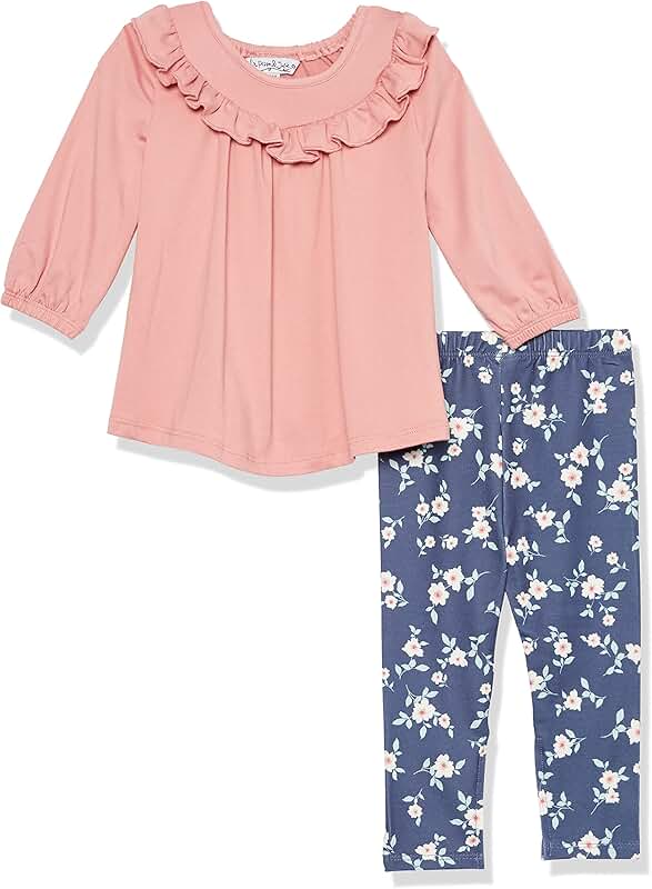 Baby Girl's Shirt and Leggings Set