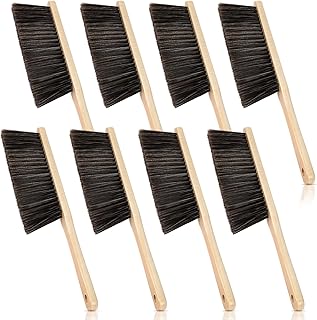 8 Wooden Dust Brushes for Cleaning Furniture and More
