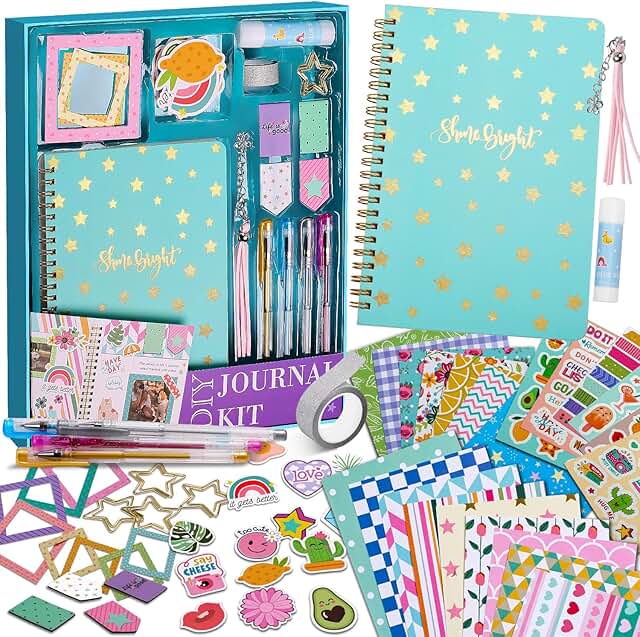 DIY Journal and Scrapbook Kit for Girls